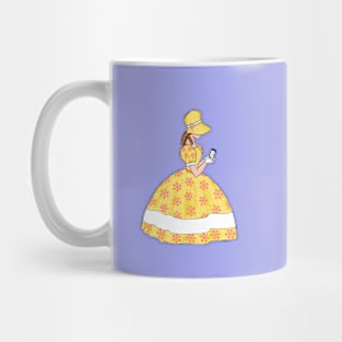 Colonial Lady (Sunbonnet Sue), Texting Mug